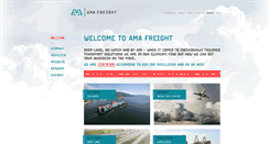 Desktop Screenshot of amafreight.com